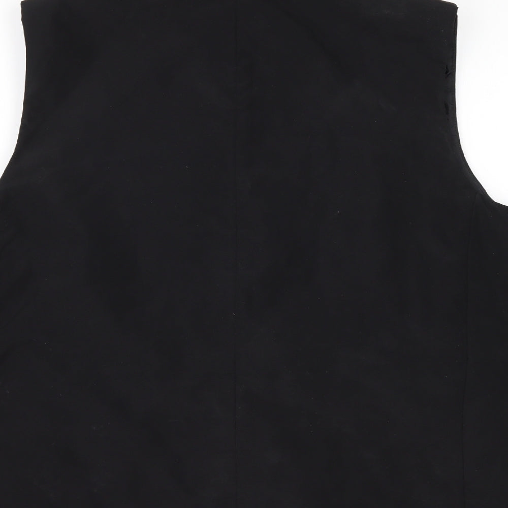 BHS Womens Black   Gilet Waistcoat Size 18