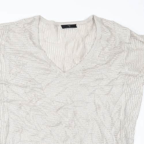Wallis Womens Gold   Pullover Jumper Size M