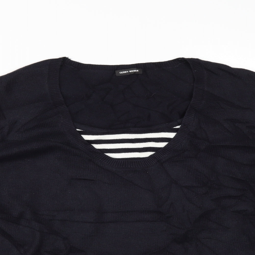 Gerry Weber Womens Black   Pullover Jumper Size 16