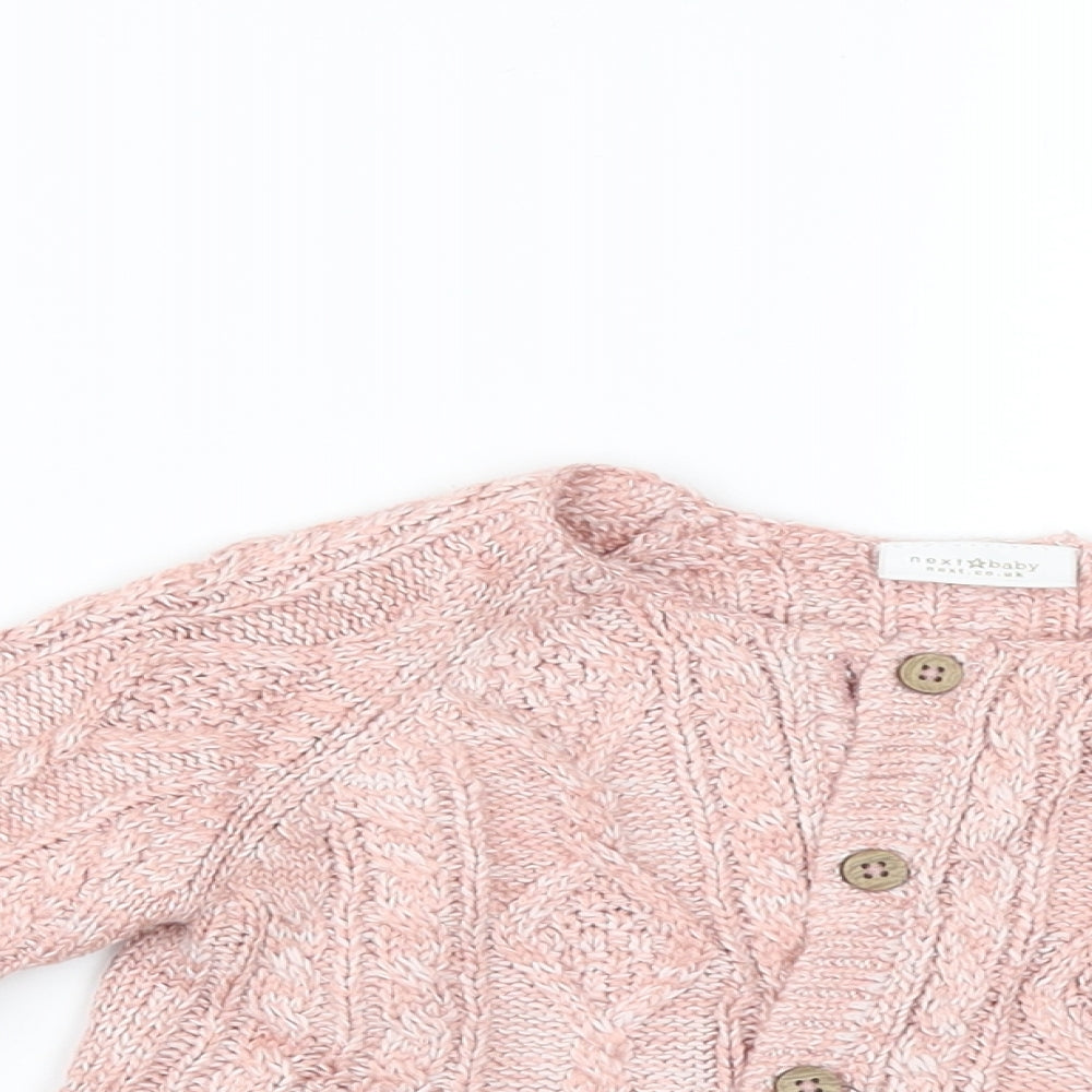NEXT  Pink   Cardigan Jumper Size 6-9 Months