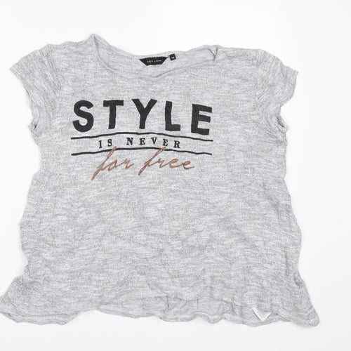 New Look Womens Grey   Basic T-Shirt Size 10
