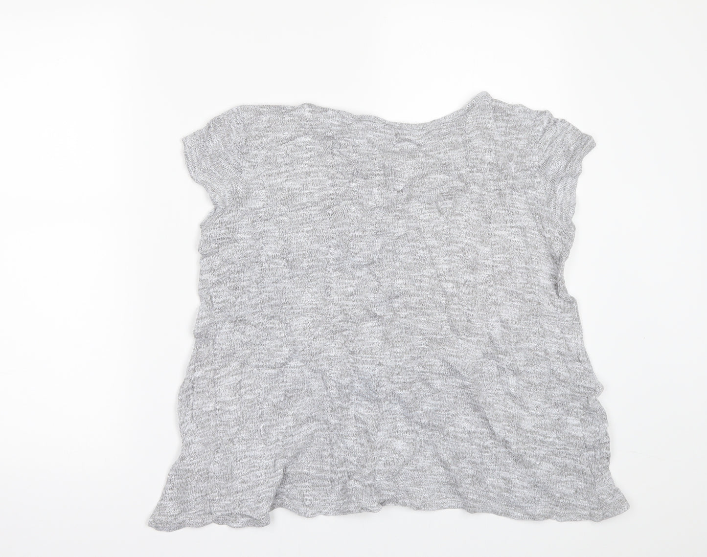 New Look Womens Grey   Basic T-Shirt Size 10