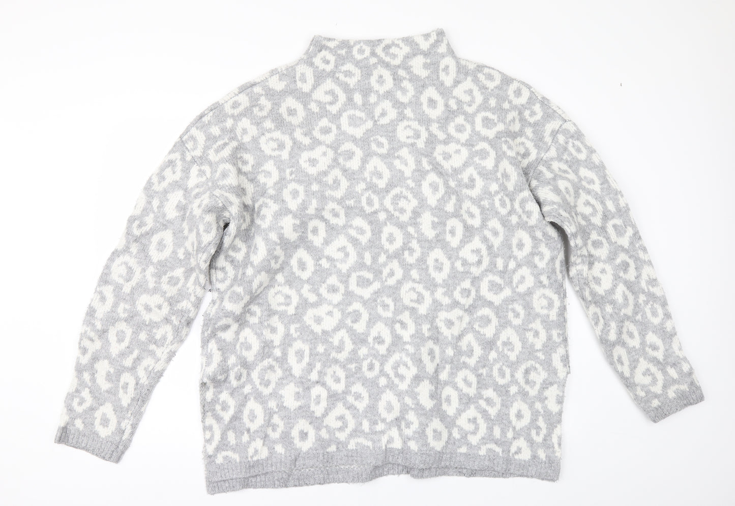 Nutmeg Womens Grey   Pullover Jumper Size 16