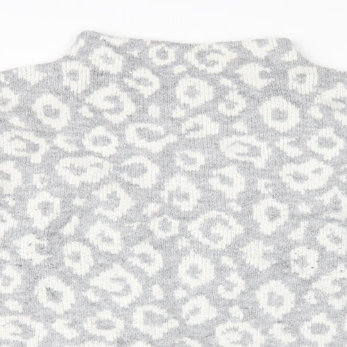 Nutmeg Womens Grey   Pullover Jumper Size 16