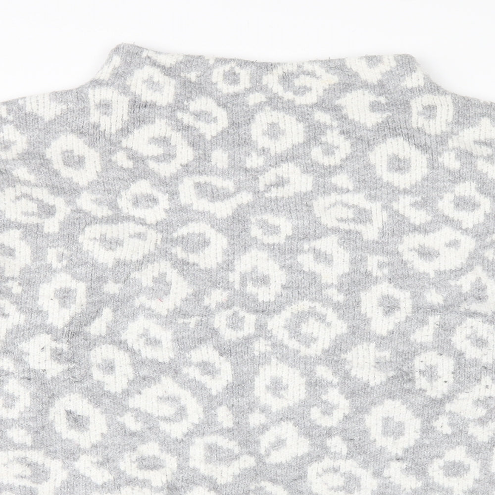 Nutmeg Womens Grey   Pullover Jumper Size 16