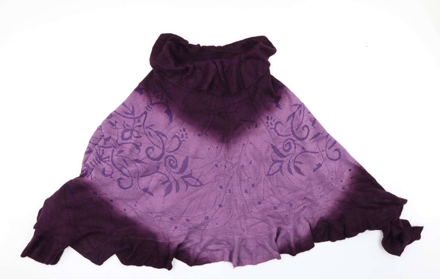 Preworn Womens Purple   Jacket Poncho One Size