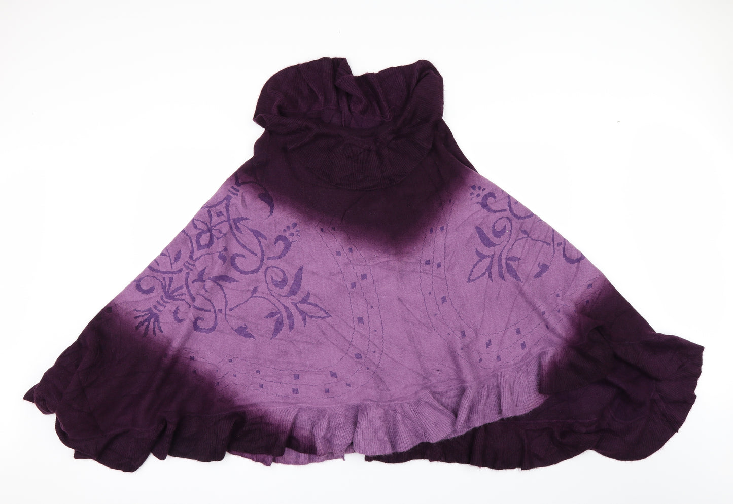 Preworn Womens Purple   Jacket Poncho One Size