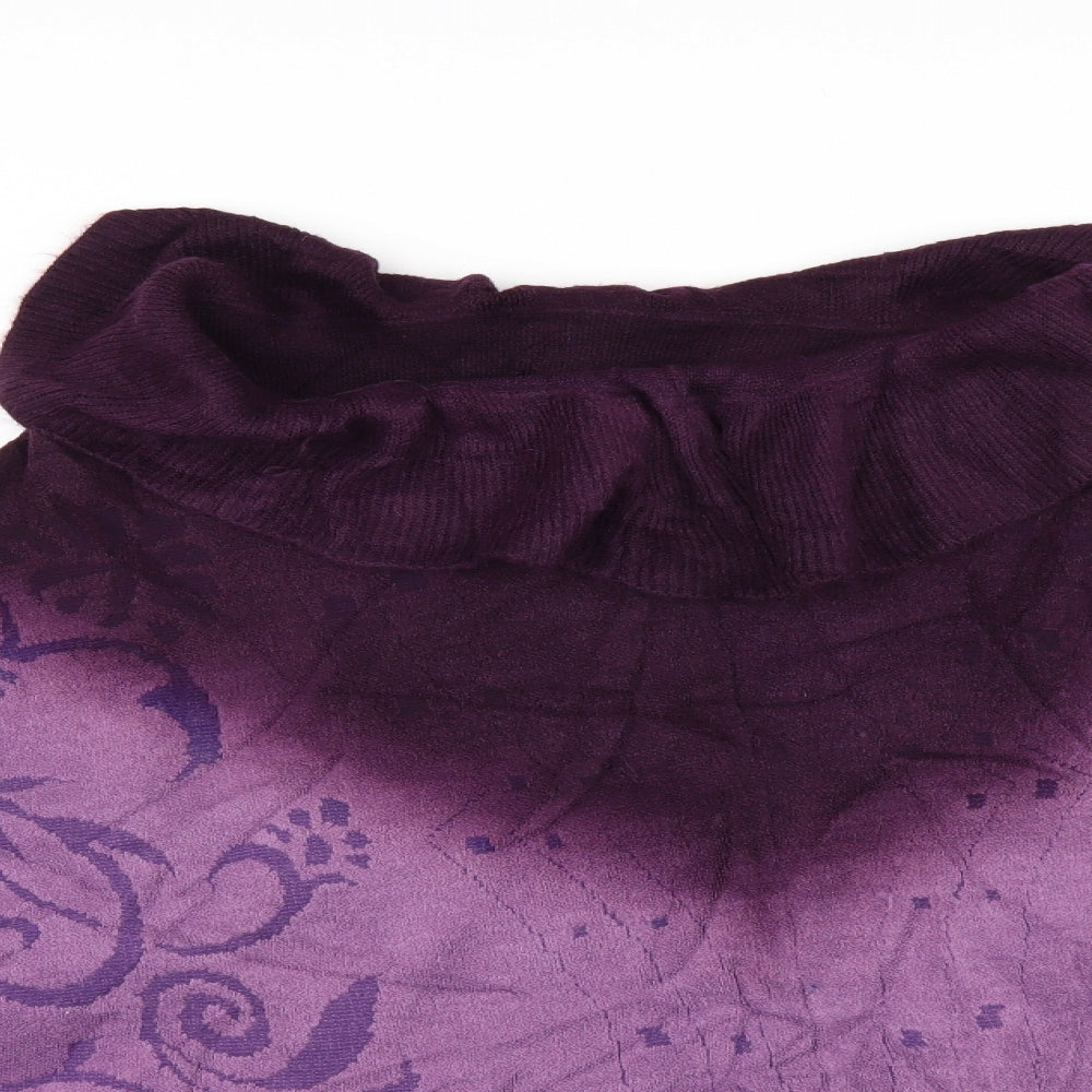 Preworn Womens Purple   Jacket Poncho One Size