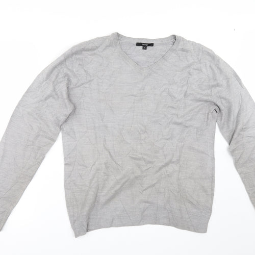 George Mens Grey   Pullover Jumper Size S