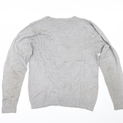 George Mens Grey   Pullover Jumper Size S
