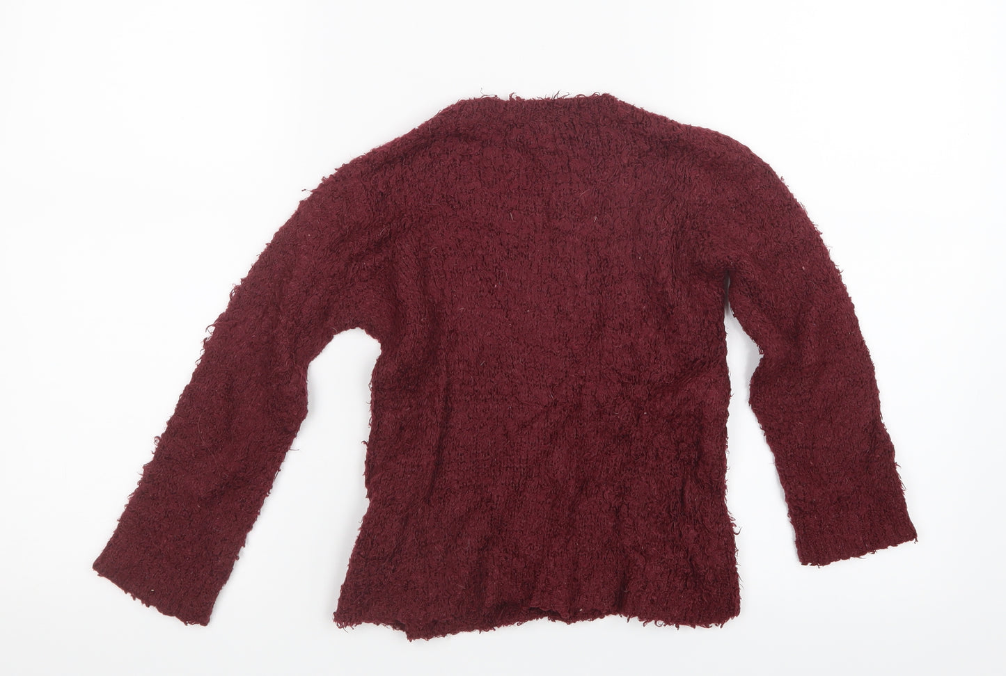 F&F Girls Red  Knit Pullover Jumper Size 4-5 Years