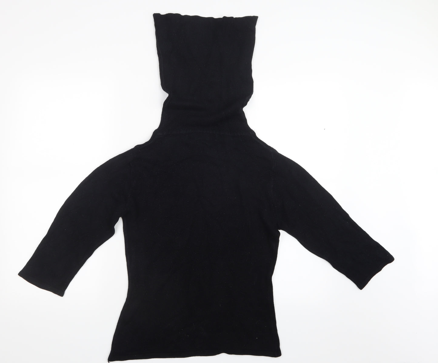 vedo verde Womens Black  Knit Pullover Jumper Size S