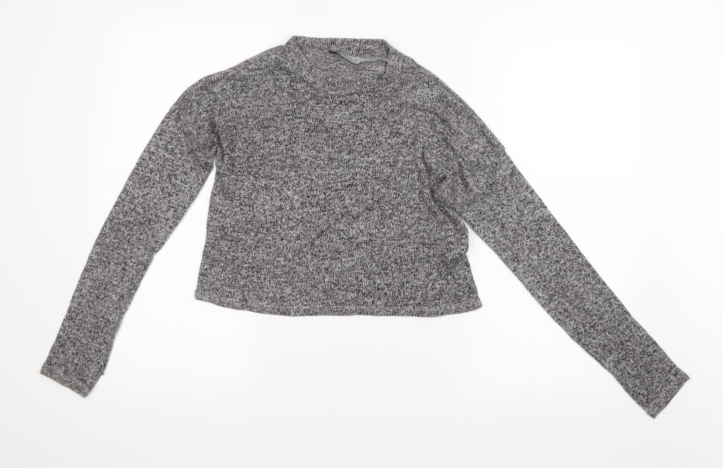 Atmosphere Womens Grey  Knit Pullover Jumper Size 6  - Cropped