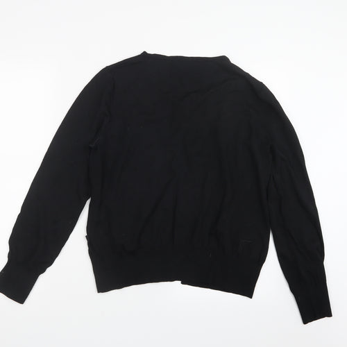 Incorporatewear Womens Black  Knit Cardigan Jumper Size L