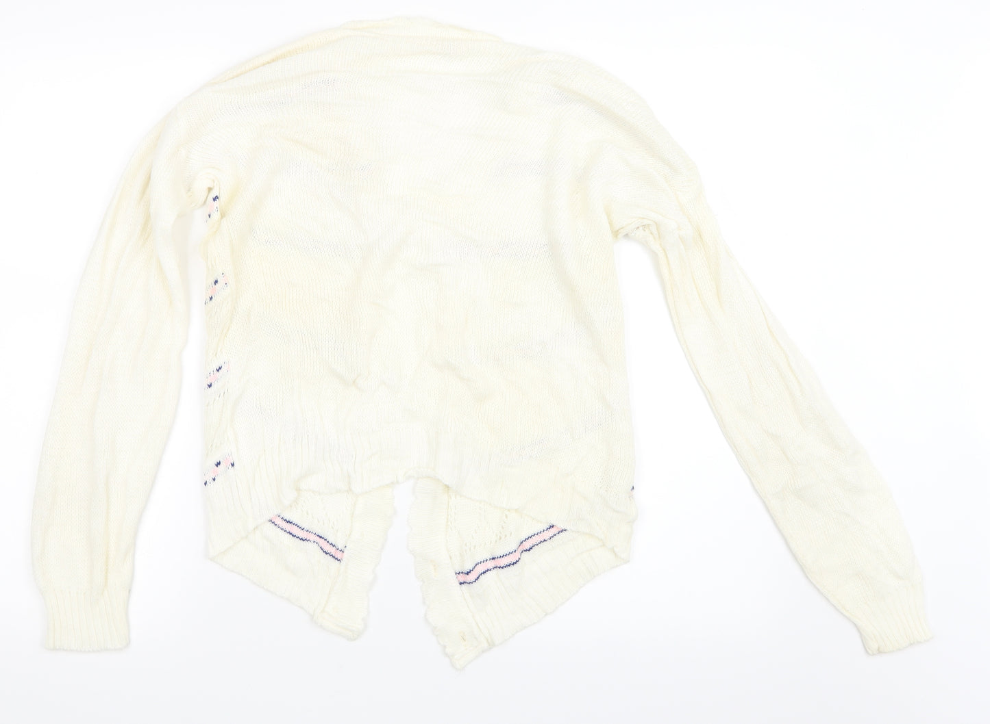 Glen Womens Ivory  Knit Cardigan Jumper Size M