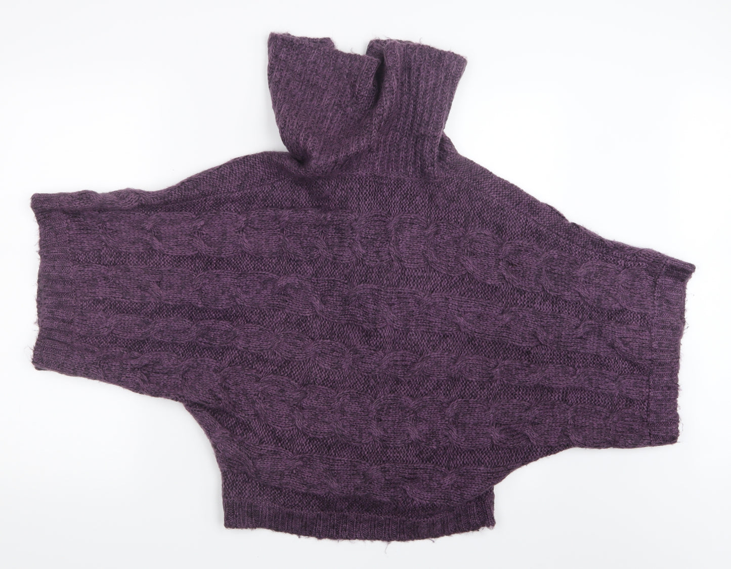 E-vie Womens Purple  Knit Cardigan Jumper Size 10