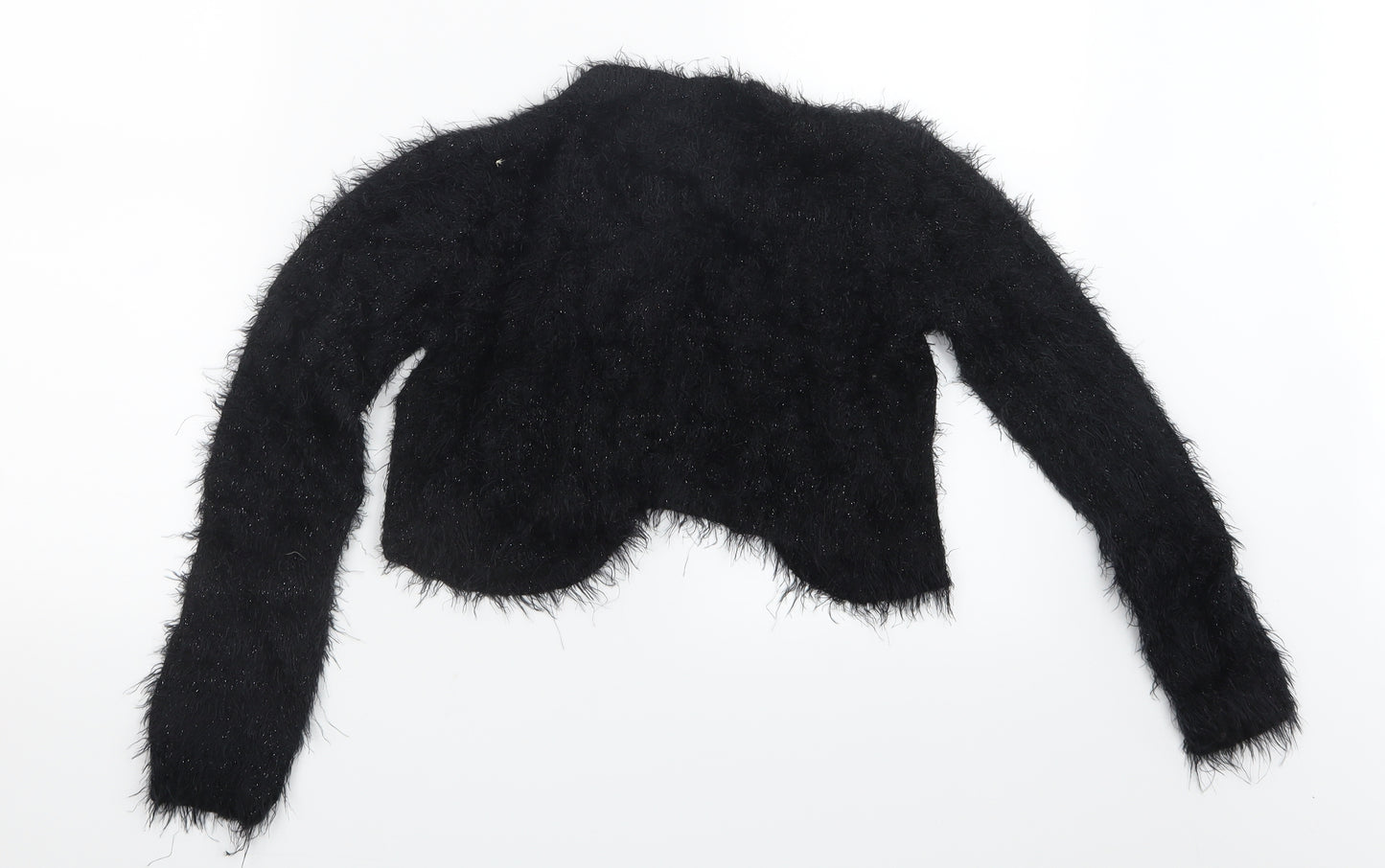 F&F Girls Black  Knit Cardigan Jumper Size 9-10 Years