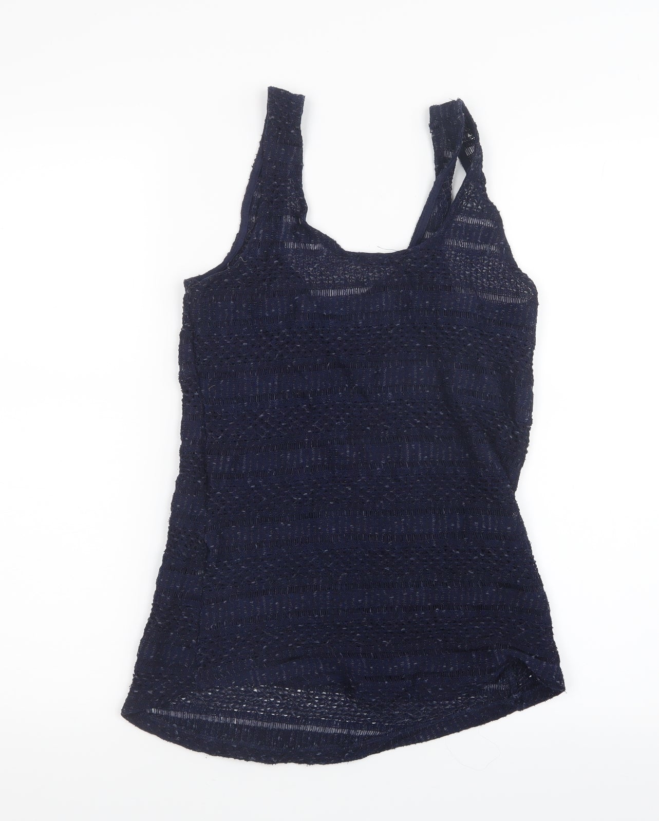 Atmosphere Womens Blue  Knit Basic Tank Size 8