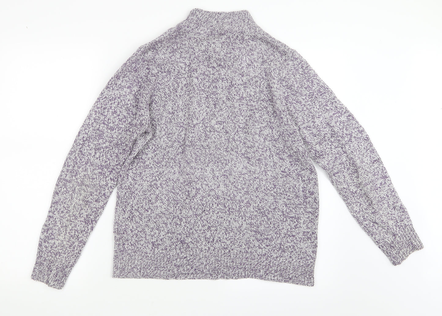 Damart Womens Purple  Knit Pullover Jumper Size 14