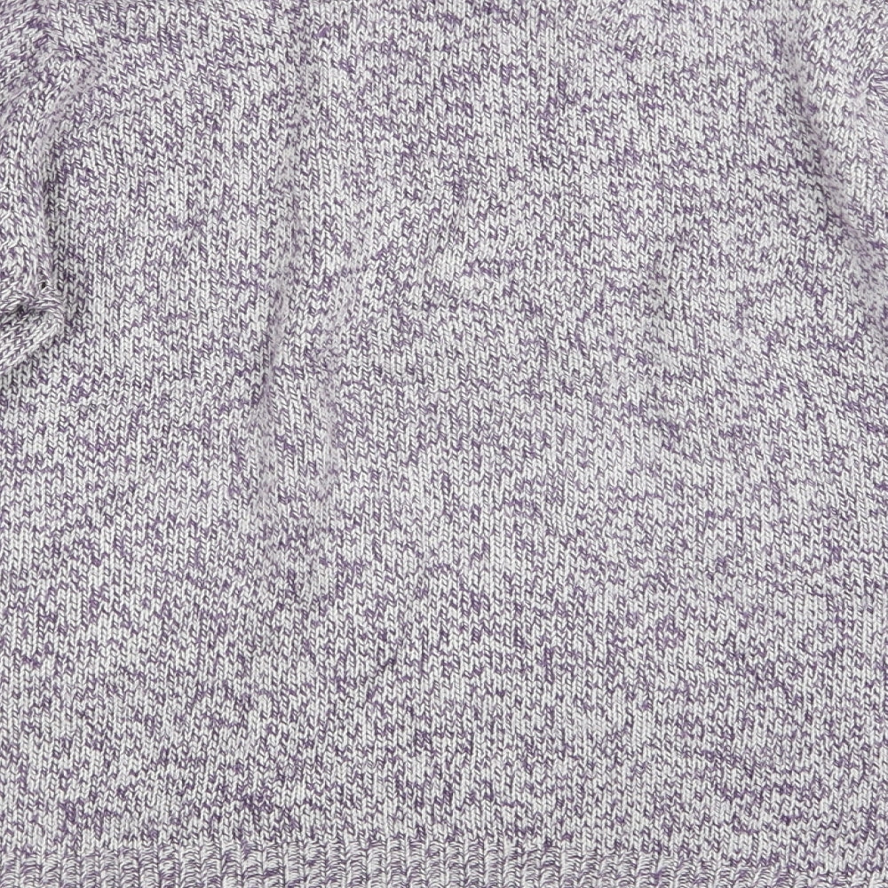 Damart Womens Purple  Knit Pullover Jumper Size 14