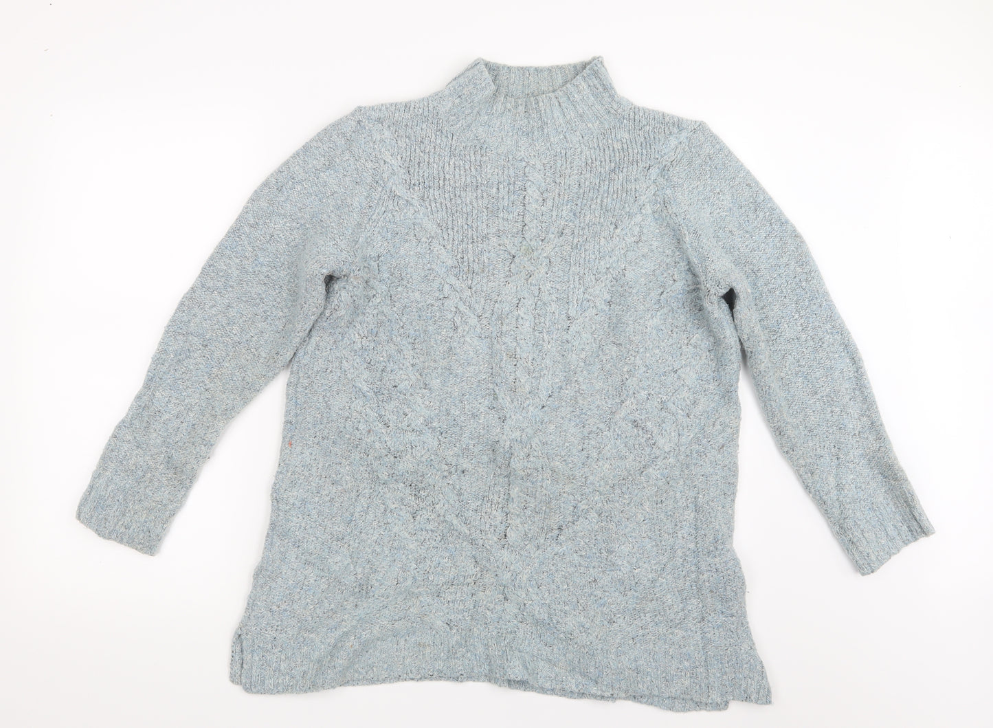 M&Co Womens Green  Knit Pullover Jumper Size 16