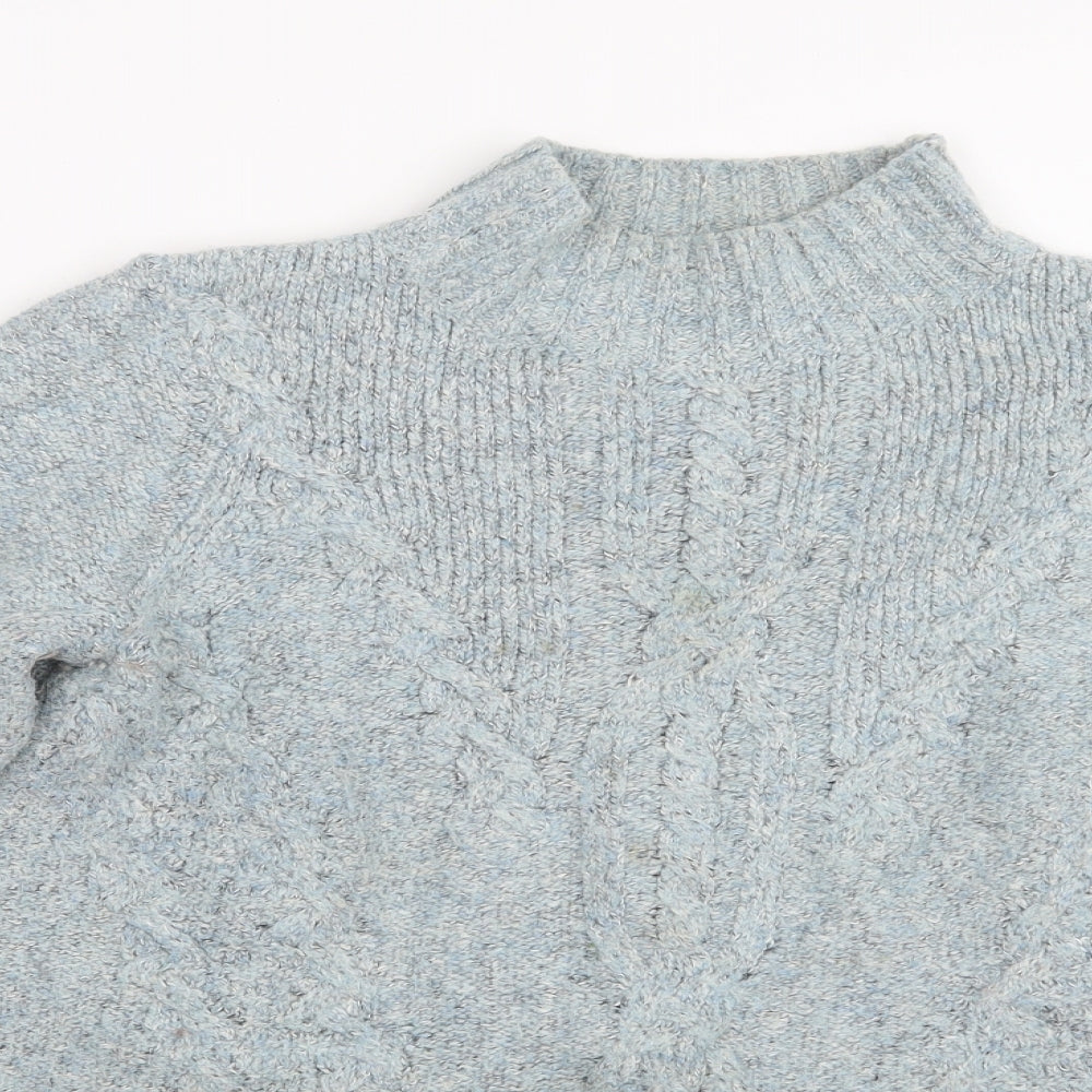 M&Co Womens Green  Knit Pullover Jumper Size 16