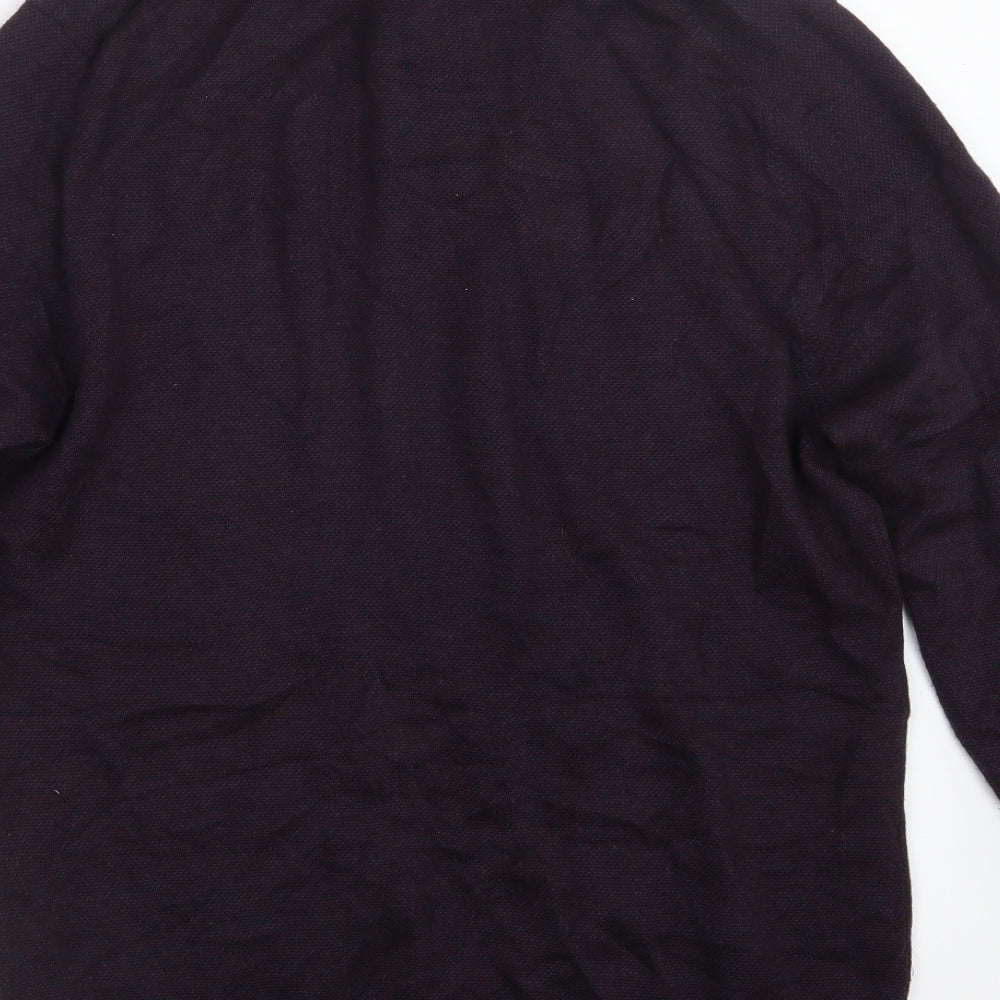 White Stuff Mens Purple  Knit Pullover Sweatshirt Size XL