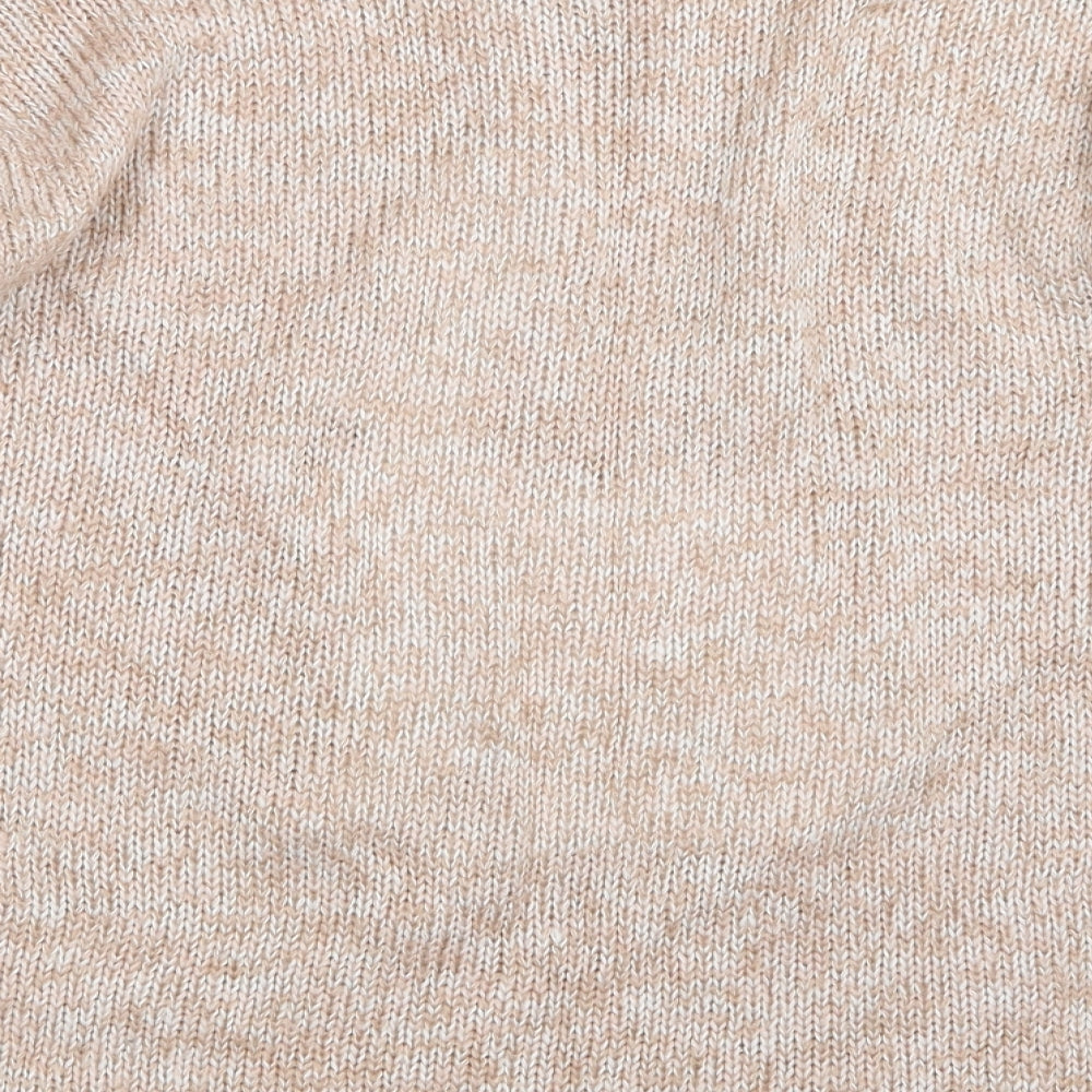 Heart & Soul Womens Pink  Knit Pullover Jumper Size 12