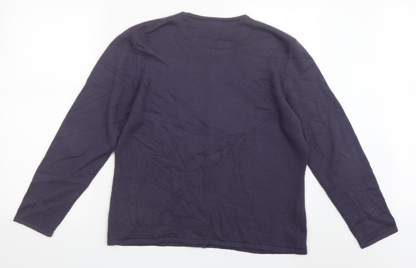 Country Casuals Womens Purple  Knit Cardigan Jumper Size L