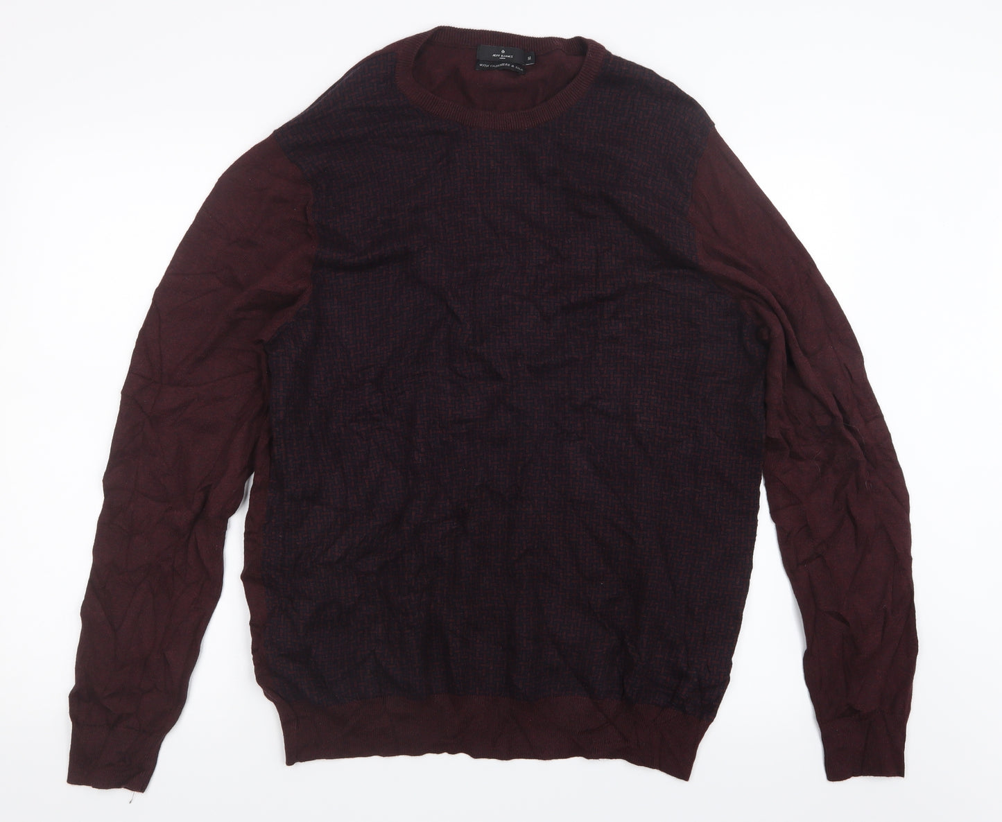 Jeff Banks Mens Red  Knit Pullover Jumper Size M