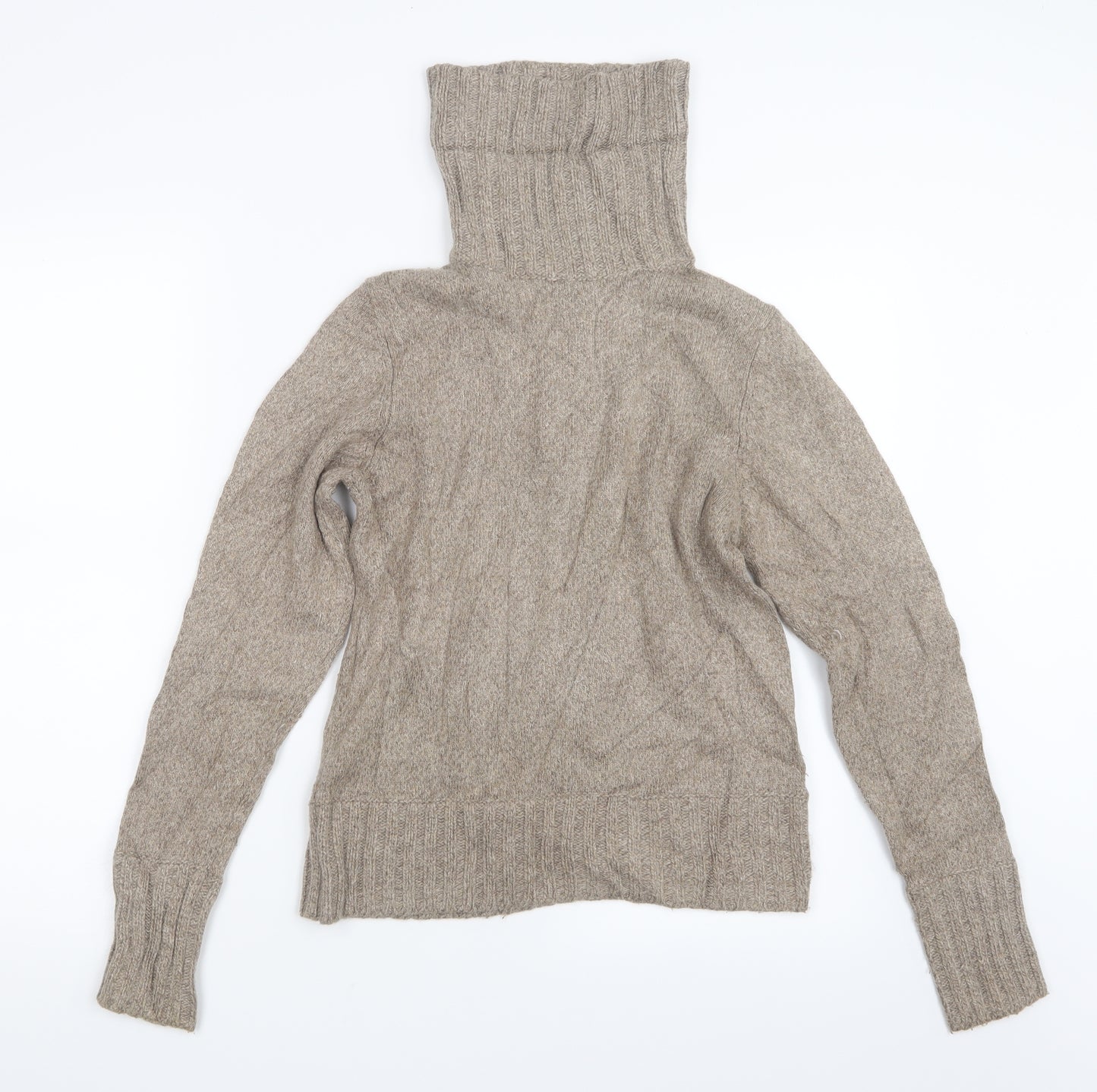 Marks and Spencer Womens Beige  Knit Pullover Jumper Size 10