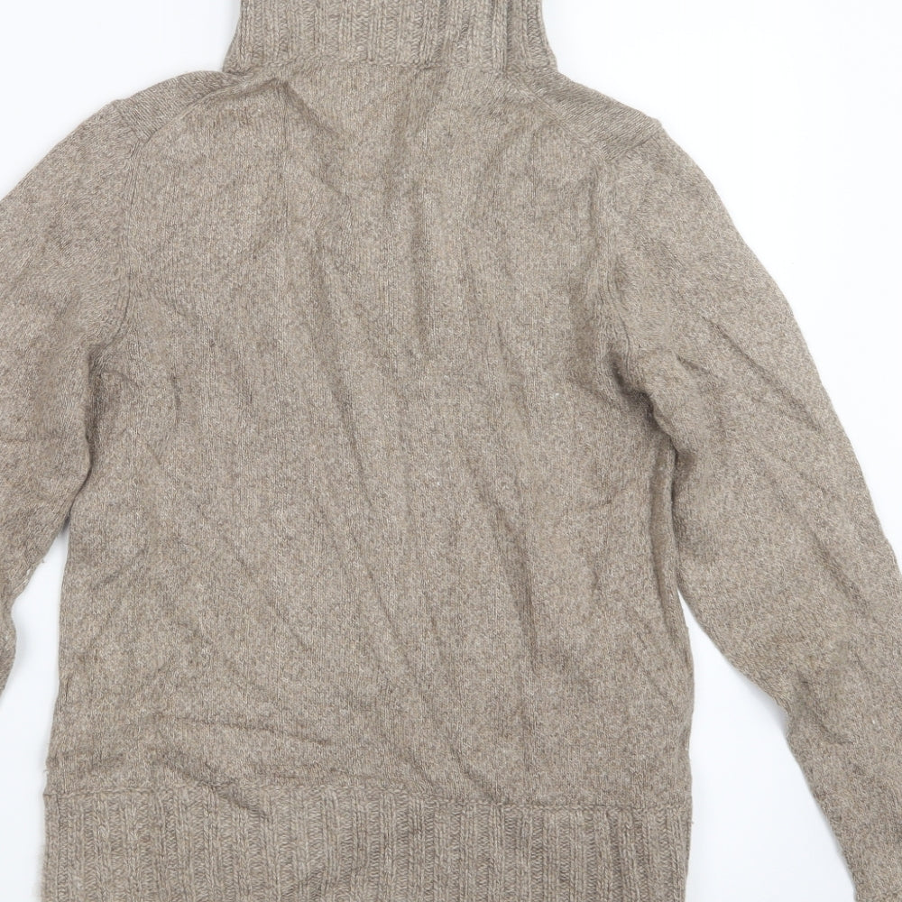 Marks and Spencer Womens Beige  Knit Pullover Jumper Size 10