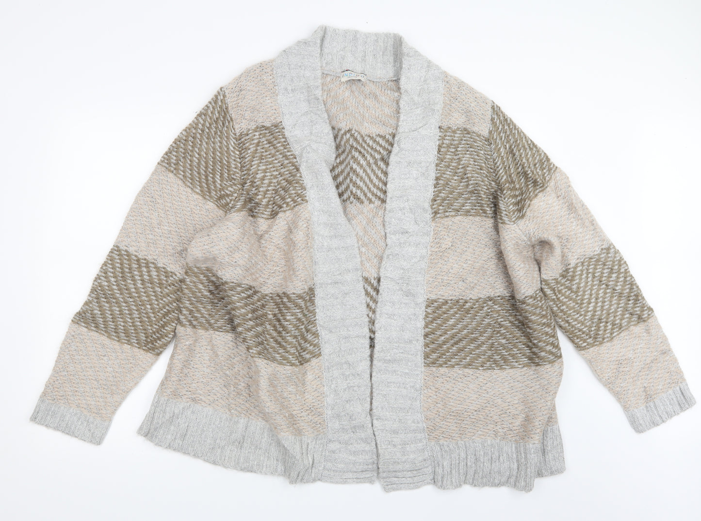 Marks and Spencer Womens Grey  Knit Cardigan Jumper Size 20