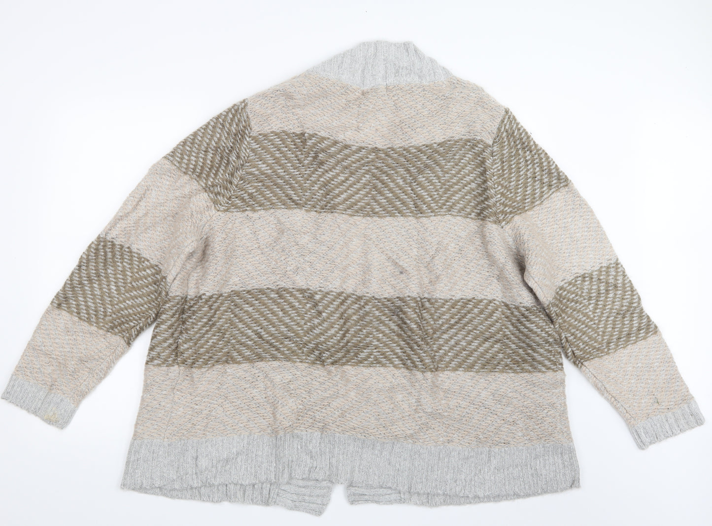 Marks and Spencer Womens Grey  Knit Cardigan Jumper Size 20