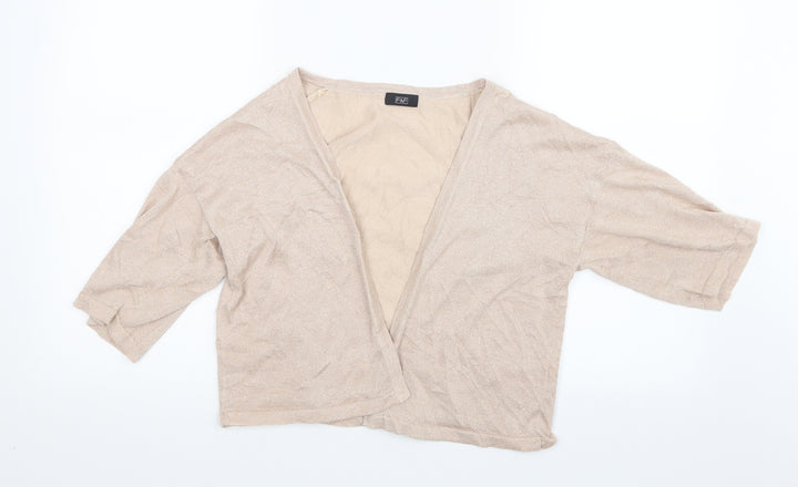 F&F Womens Pink  Knit Cardigan Jumper Size 14