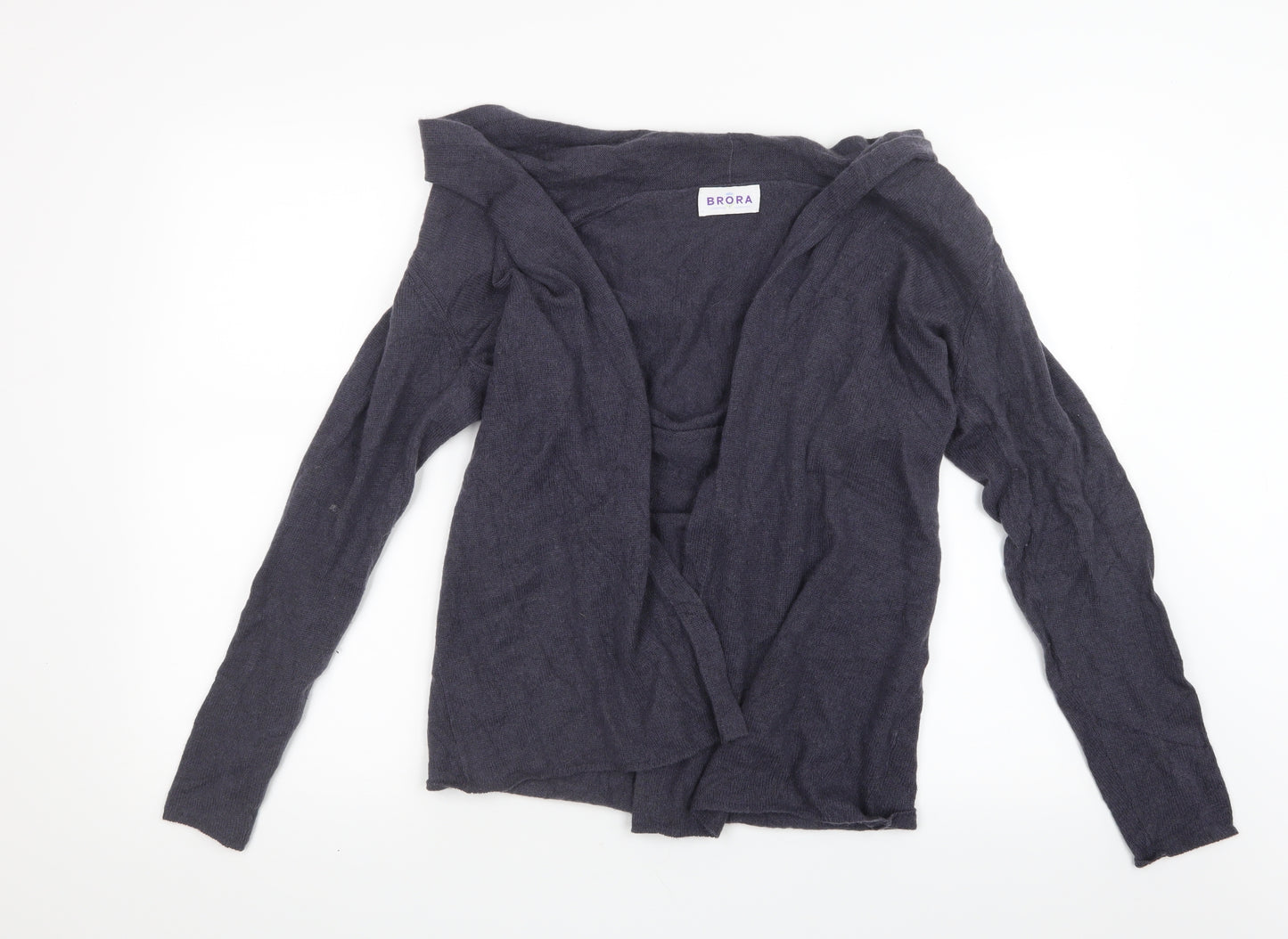 Brora Womens Purple  Knit Cardigan Jumper Size 12
