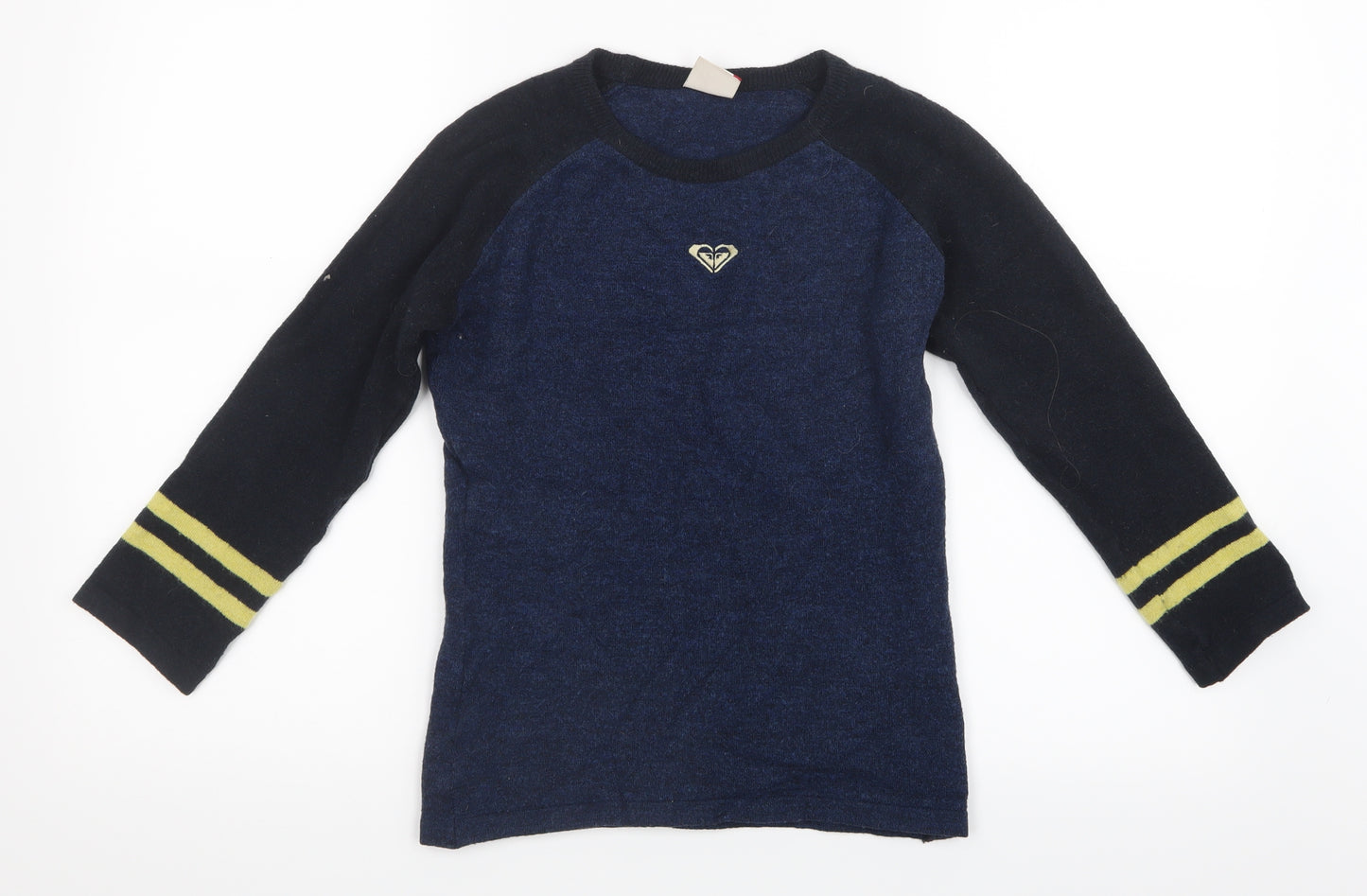 ROXY Womens Blue  Knit Pullover Jumper Size 4