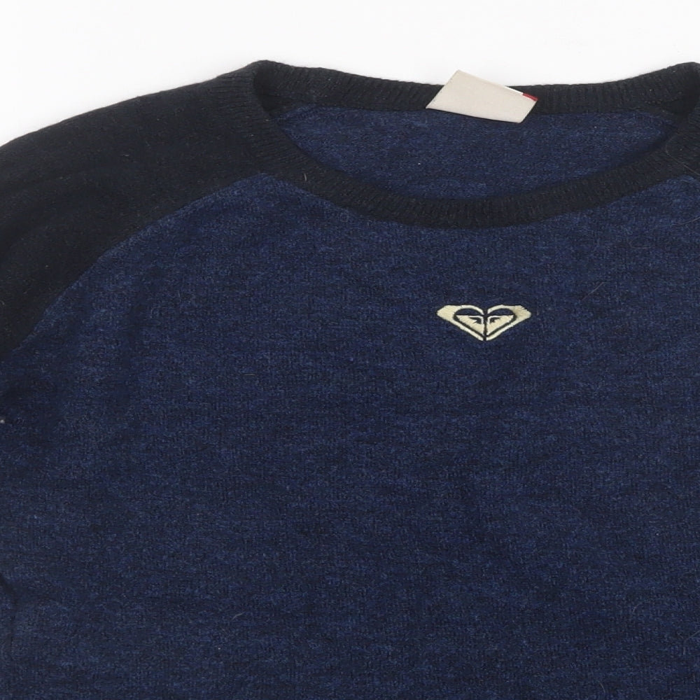 ROXY Womens Blue  Knit Pullover Jumper Size 4
