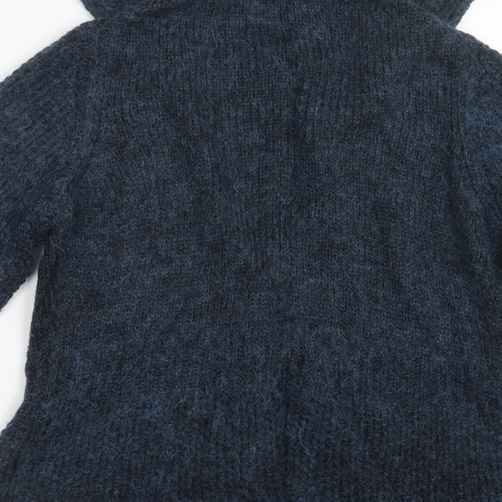 Per Una Womens Blue  Knit Cardigan Jumper Size M