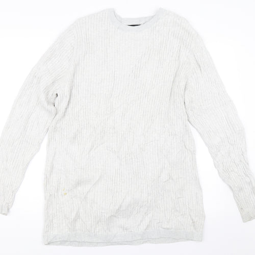 New Look Mens Grey   Pullover Jumper Size 2XL