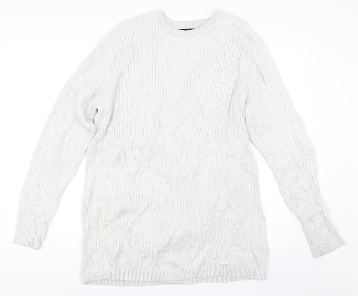 New Look Mens Grey   Pullover Jumper Size 2XL