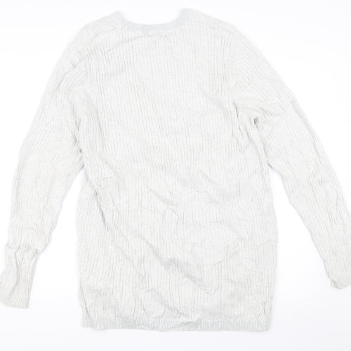 New Look Mens Grey   Pullover Jumper Size 2XL