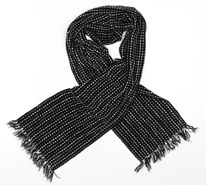 Preworn Womens Black    Scarf