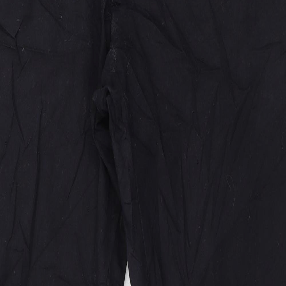 Marks and Spencer Mens Black   Chino Trousers Size 32 in L35 in