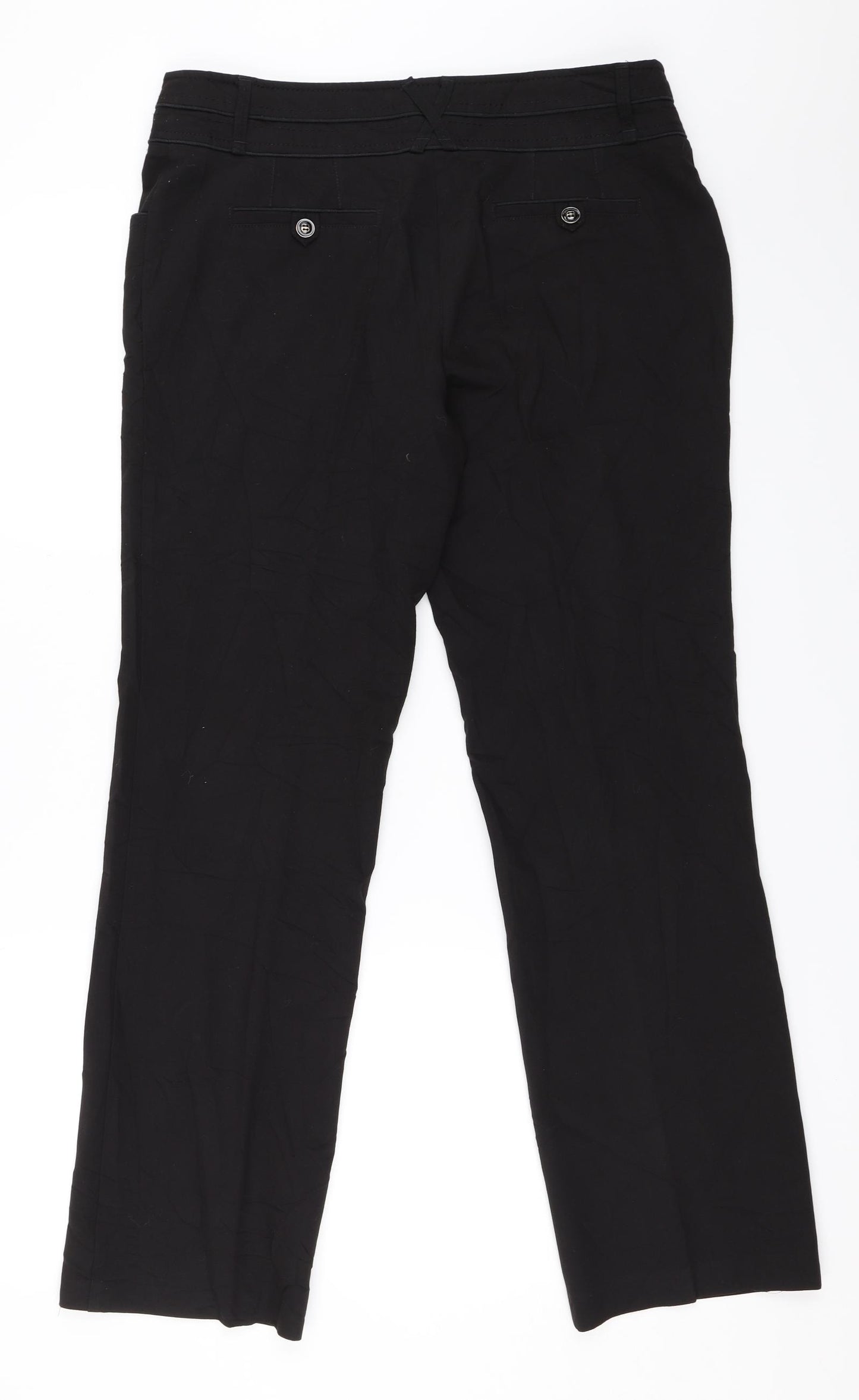 NEXT Womens Black   Trousers  Size 12 L30 in
