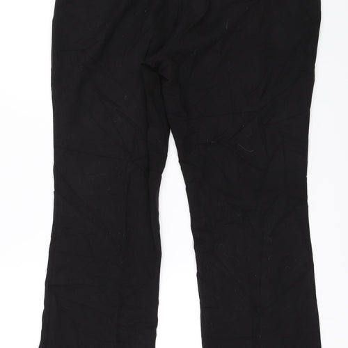 F&F Womens Black   Trousers  Size 12 L31 in