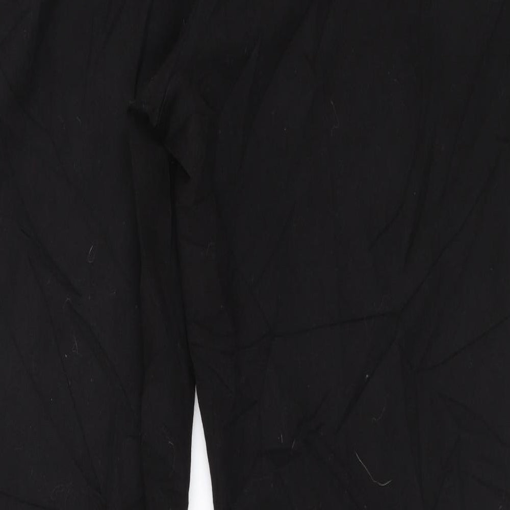 F&F Womens Black   Trousers  Size 12 L31 in