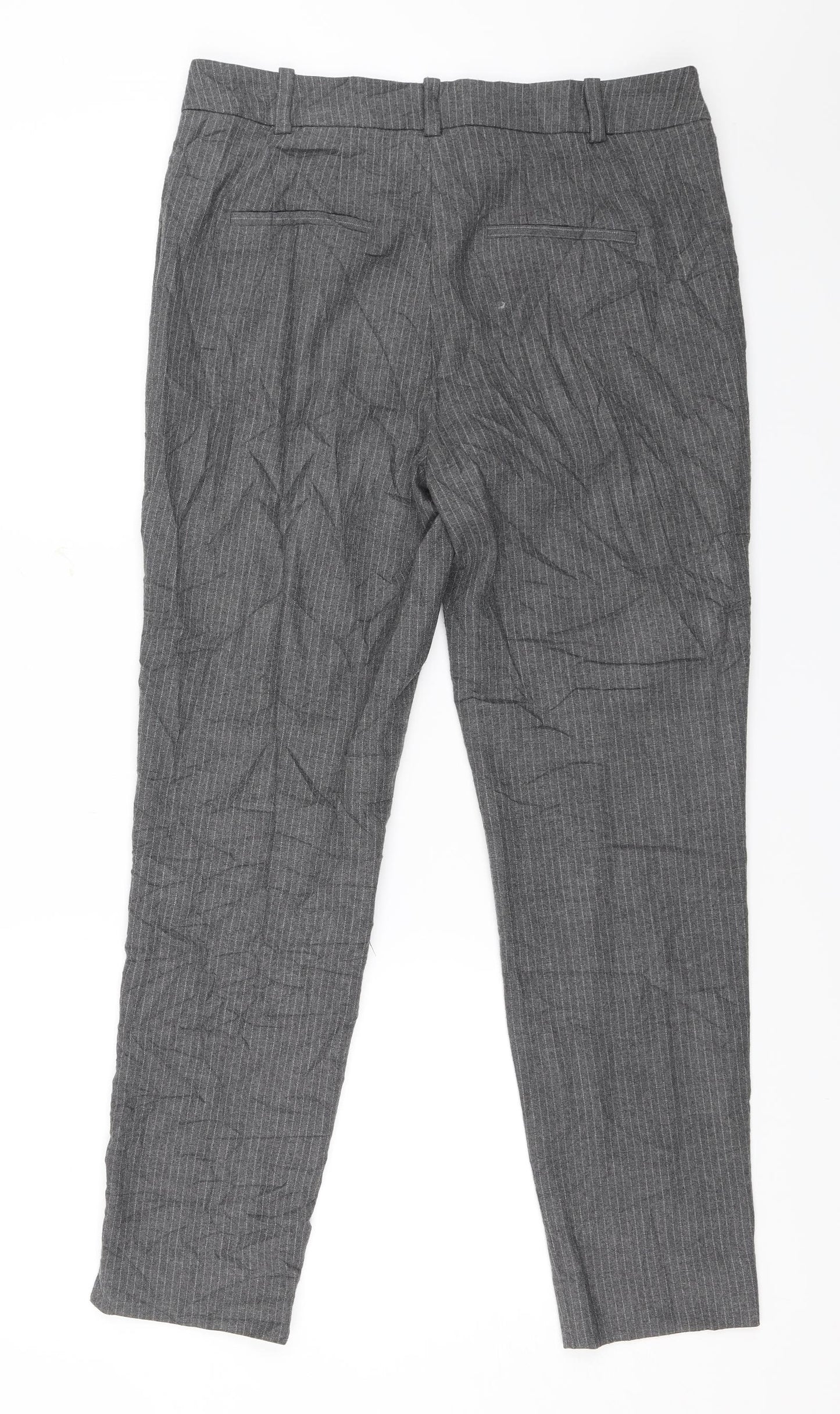 Zara Womens Grey   Capri Trousers Size S L27 in