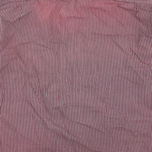 George Mens Red    Button-Up Size 16.5