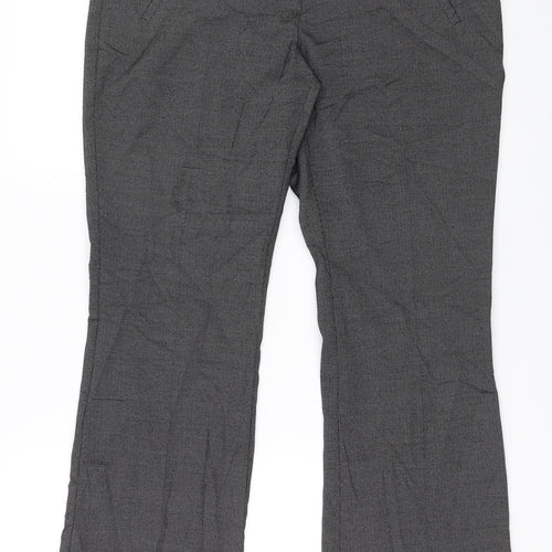 George Womens Grey   Trousers  Size 12 L29 in